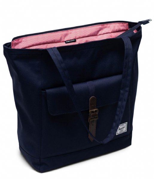 Herschel Supply Co. Shopper Retreat Tote Peacoat Chicory Coffee (5432)