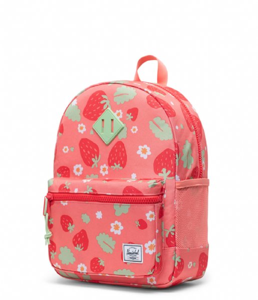 Herschel Supply Co.  Heritage Kids Backpack Shell Pink Sweet Strawberries