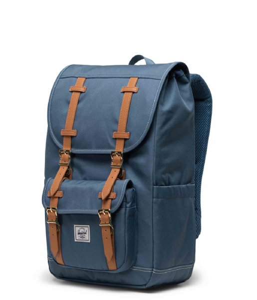 Herschel Supply Co.  Little America Mid Backpack Blue Mirage-White Stitch