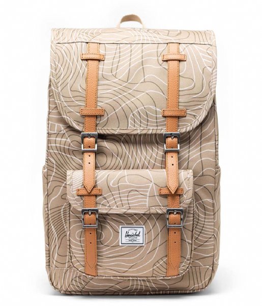 Herschel Supply Co.  Little America Mid Backpack Twill Topography