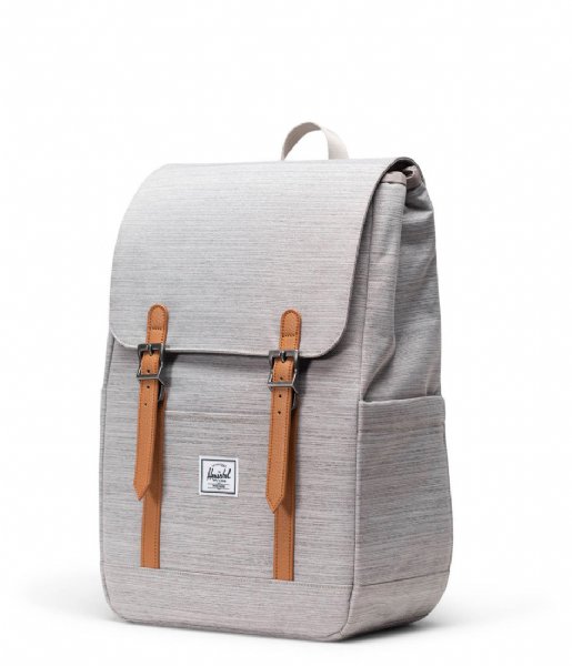 Herschel Supply Co.  Retreat Small Backpack Light Grey Crosshatch