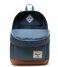 Herschel Supply Co.  Pop Quiz Backpack Blue Mirage-Natural-Wht Stitch