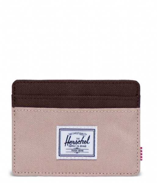 Herschel Supply Co.  Charlie Cardholder Light Taupe Chicory Coffee (5592)