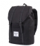 Herschel Supply Co. Dagrugzak Retreat 15 Inch black & black PU Herschel Supply Co. Dagrugzak Retreat 15 Inch black & black PU