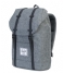 Herschel Supply Co. Laptop rugzak Retreat 15 Inch raven crosshatch/black rubber (01132) Herschel Supply Co. Laptop rugzak Retreat 15 Inch raven crosshatch/black rubber (01132)