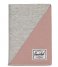 Herschel Supply Co.  Raynor Passport Holder light grey crosshatch ash rose (02334)