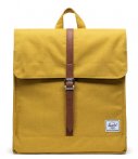 Herschel Supply Co Rugzakken City Mid Volume Geel herschel supply co kopen in de aanbieding
