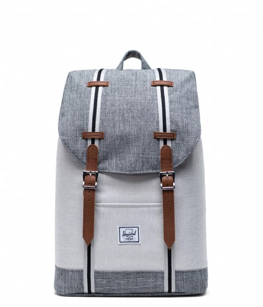 Herschel Supply Co. Dagrugzak Retreat Mid Volume Raven Crosshatch/Vapor Crosshatch/Tan (03890) Herschel Supply Co. Dagrugzak Retreat Mid Volume Raven Crosshatch/Vapor Crosshatch/Tan (03890)