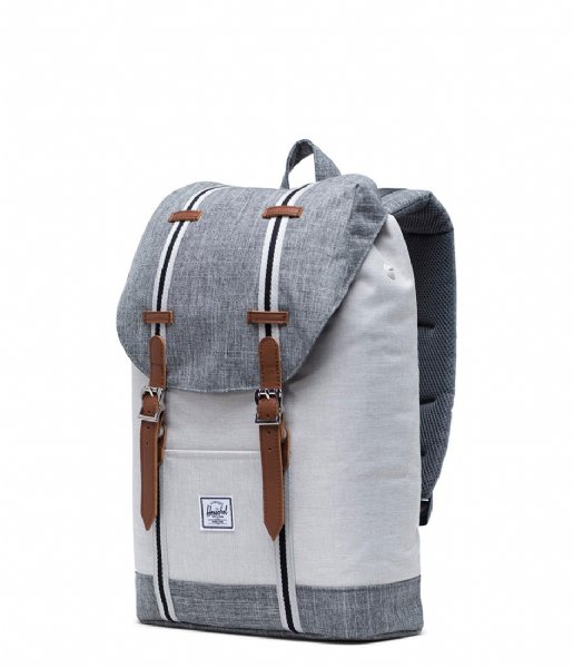 Herschel Supply Co. Dagrugzak Retreat Mid Volume Raven Crosshatch/Vapor Crosshatch/Tan (03890) Herschel Supply Co. Dagrugzak Retreat Mid Volume Raven Crosshatch/Vapor Crosshatch/Tan (03890)