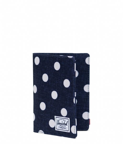Herschel Supply Co. Paspoorthouder Raynor Passport Holder RFID Polka Dot Crosshatch Peacoat (03887) Herschel Supply Co. Paspoorthouder Raynor Passport Holder RFID Polka Dot Crosshatch Peacoat (03887)