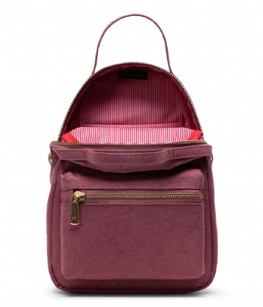 Herschel Supply Co. Dagrugzak Nova Mini Deco Rose Slub (04076) Herschel Supply Co. Dagrugzak Nova Mini Deco Rose Slub (04076)