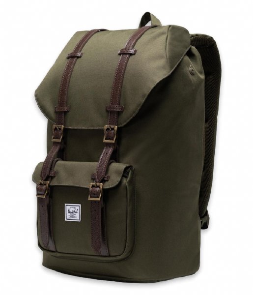 Herschel Supply Co. Laptop rugzak Herschel Little America Ivy Green/Chicory Coffee (4488) Herschel Supply Co. Laptop rugzak Herschel Little America Ivy Green/Chicory Coffee (4488)