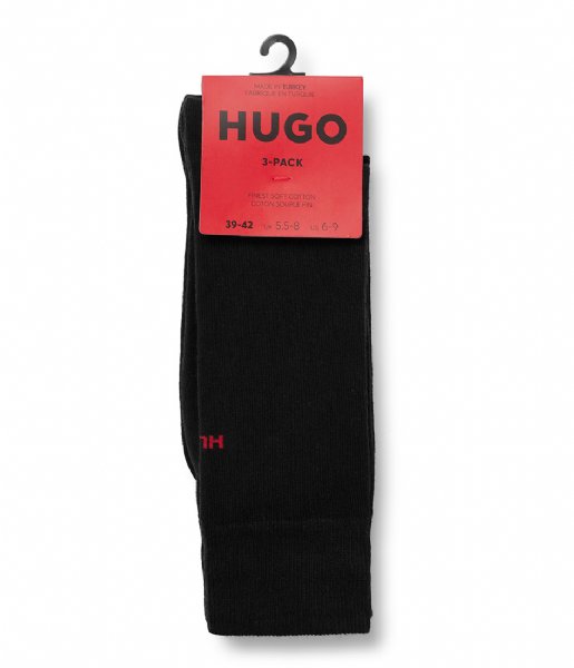 HUGO  3P RS UNI CC 10242922 01 3-Pack Black (001)