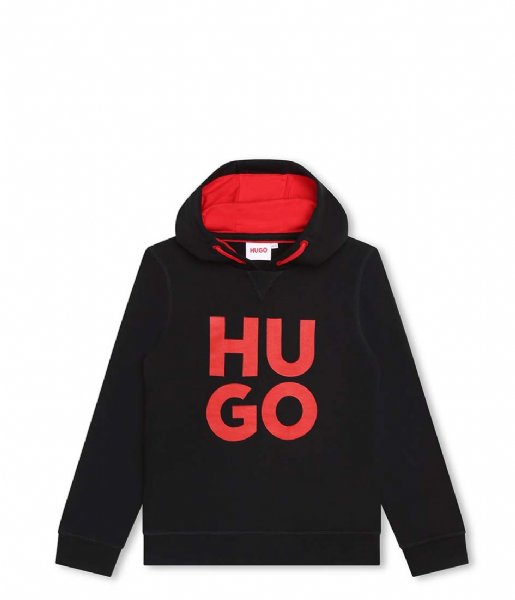 HUGO trui G25116 Boys Zwart (09B) HUGO trui G25116 Boys Zwart (09B)