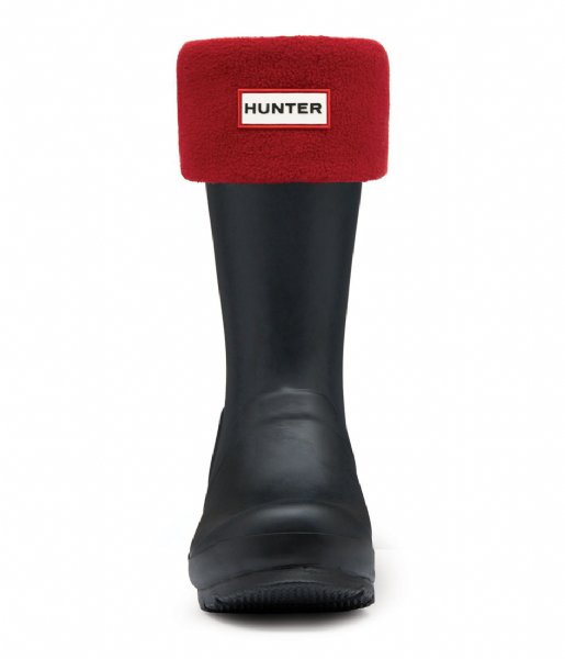 Hunter  Boot Sock Short Military Red