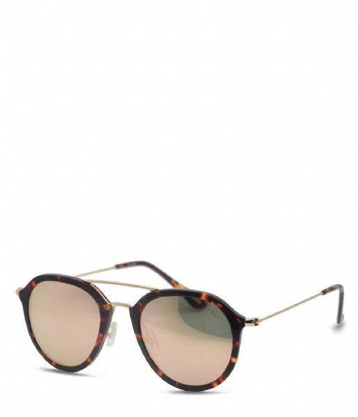 IKKI  Trench Sunglasses tortoise & orange lenses (42-4)
