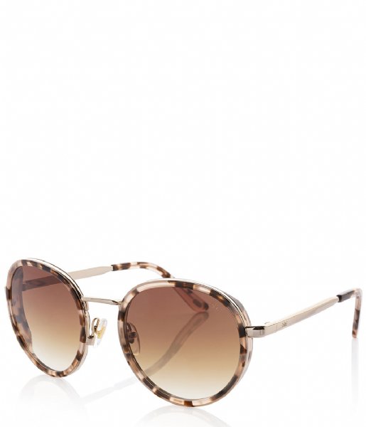 IKKI  Belle Sunglasses pink tortoise gradient brown (31-16)