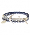 Icon Brand Armbanden Silica Blauw icon brand kopen in de aanbieding