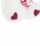 ITEM International  Cuddly Toy Polyester Heart Bear White