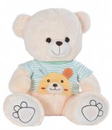 ITEM International Cuddly Toy Polyester Bear White White