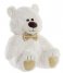 ITEM International  Cuddly Toy Polyester Bear White