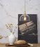 Its about RoMi Lampa wisząca Hanging Lamp Glass Brussels Round Gold (BRUSSELS/HR/C)
