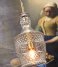 Its about RoMi Lampa wisząca Hanging Lamp Glass Brussels Straight Gold (BRUSSELS/HS/C)