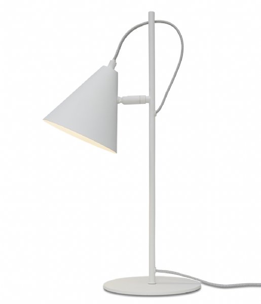 Its about RoMi Lampa stołowa Table Lamp Lisbon Pointed Shade White (LISBON/T/W)