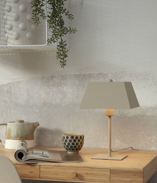 Its about RoMi Lampa stołowa Table Lamp Perth Square Sand (PERTH/T/S)