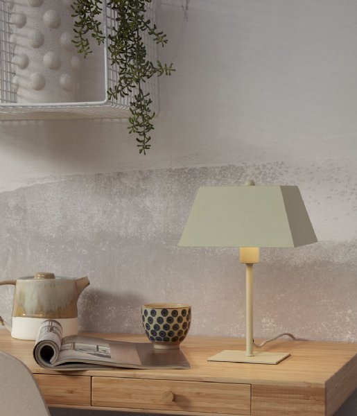 Its about RoMi Lampa stołowa Table Lamp Perth Square Soft Green (PERTH/T/SG)