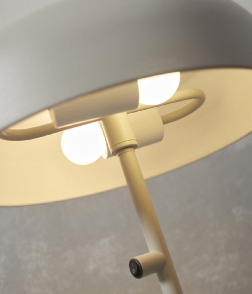 Its about RoMi Lampa stołowa Table Lamp Iron Porto Light Grey (PORTO/T45/LG)
