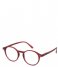 Izipizi  #D Reading Glasses Rosy Red