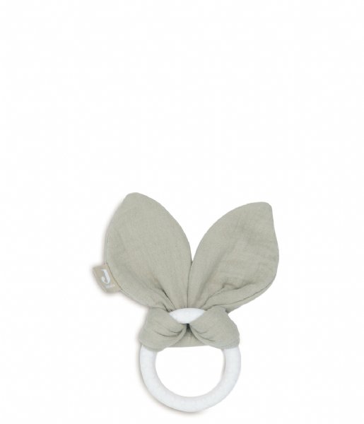 Jollein  Theeting Ring Silicone Bunny Ears Olive Green