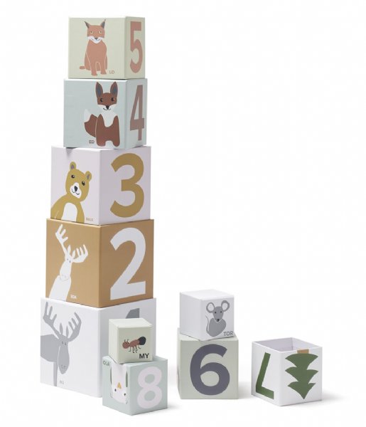 Kids Concept  Cubes Paper 1-10 Edvin Multi