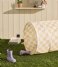 Kids Concept  Play Tunnel Check Yellow Yellow