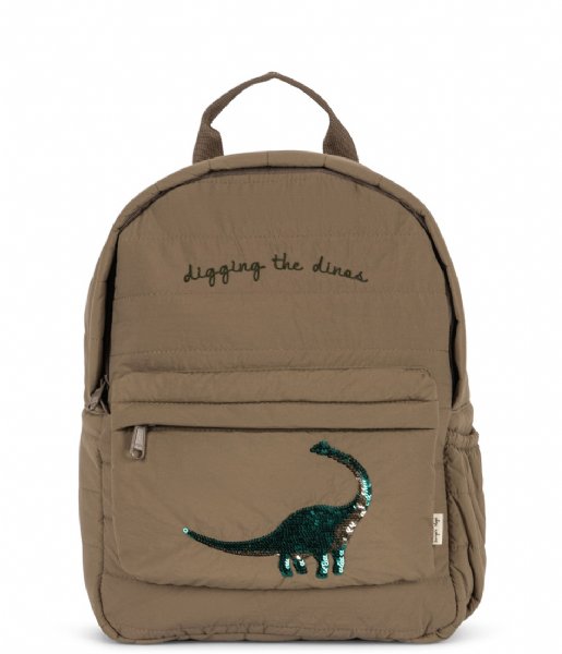 Konges Slojd  Juno Quilted Sequin Backpack Midi Dino