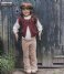 LOOXS Little  Little Paisley Rib Flare Pants Vintage Paisley (898)