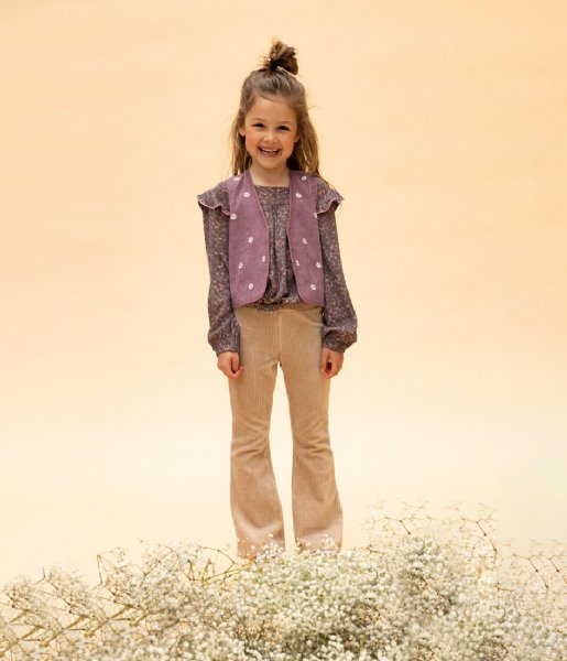 LOOXS Little  Little Rib Flare Pants Natural (198)