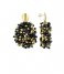 LOTT Gioielli  CE GB Drop S Double Stones Black with Gold Beads
