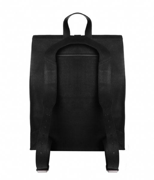 Laauw  Nine Streets Laptop Backpack 15 Inch Canvas black