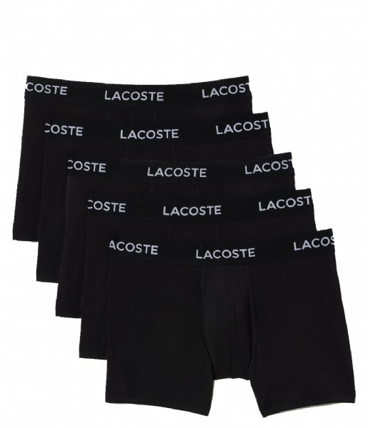 Lacoste  5H51 Trunk Men 08 5-Pack Black (031)