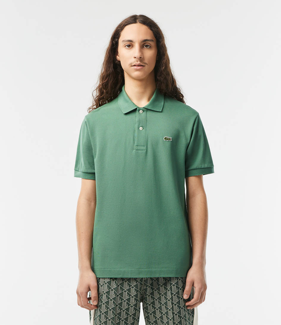 Lacoste Polo's 1HP1 Mens Sleeve 11 Ash (KX5) | The Little Green Bag