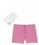 Lacoste  1HM1 Mens swimming trunks 01 Reseda Pink Green (W4I)