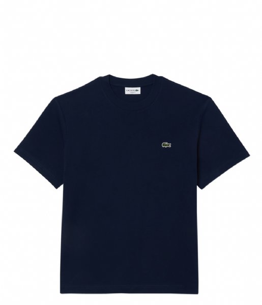 Lacoste  1HT1 Men's Tee-Shirt 01 Navy Blue (166)