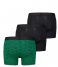 Levi's  Men Giftbox Logo Boxer Brief 3-Pack Green Combo (001)