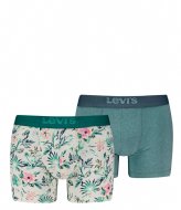 Levi's Flower Aop Boxer Brief 2-Pack Off White (002)
