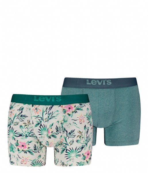 Levi's  Flower Aop Boxer Brief 2-Pack Off White (002)