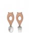 Liewood  Stanley Baby Cutlery Set Cat Tuscany Rose (1352)