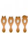 Liewood  Liva Silicone Spoon 4-Pack Mustard (3000)