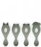 Liewood  Liva Silicone Spoon 4-Pack Faune green (7300)